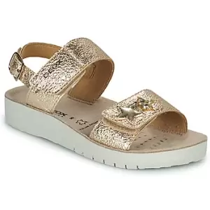 image of Geox SANDAL COSTAREI GI Girls Childrens Sandals in Gold - Sizes 10 kid,11 kid,11.5 kid,12 kid,13 kid,1 kid,1.5 kid,2.5