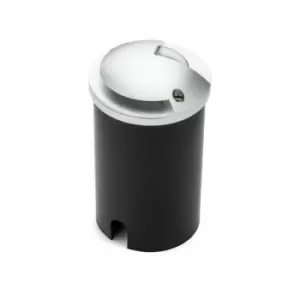 Image of Konstsmide Round Recessed Ground Outdoor 2 Directional Light, High Power LED, 3W, 230V, IP65