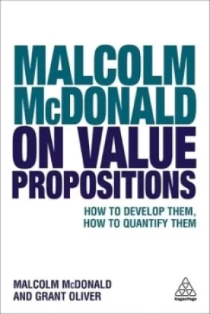 Image of Malcolm McDonald on value propositions by Malcolm McDonald