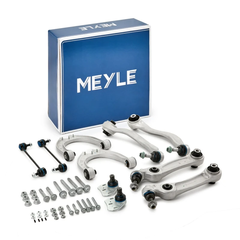 Image of MEYLE 316 050 0080/HD Link Set, wheel suspension with fastening/mounting material, Front Axle, Quality Link Set,wheel suspension (2905)