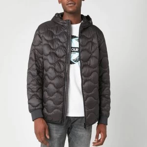 Image of Barbour International Mens Acoustics Quilt Jacket - Black - L