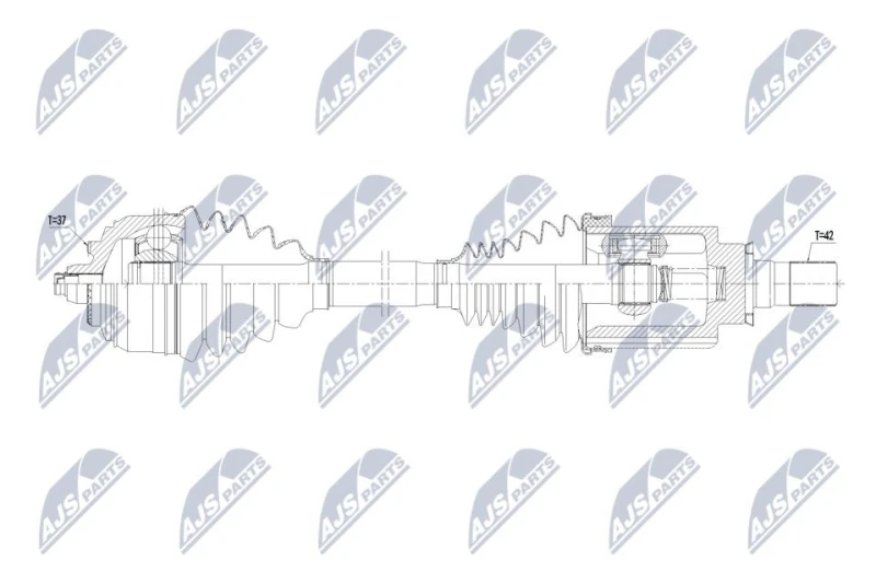 Image of NTY Drive shaft NTY NPW-ME-170
