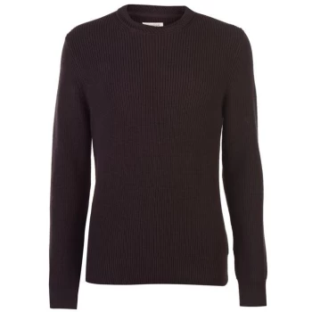 Image of Criminal Roscoe Cotton Sweater - Burgundy