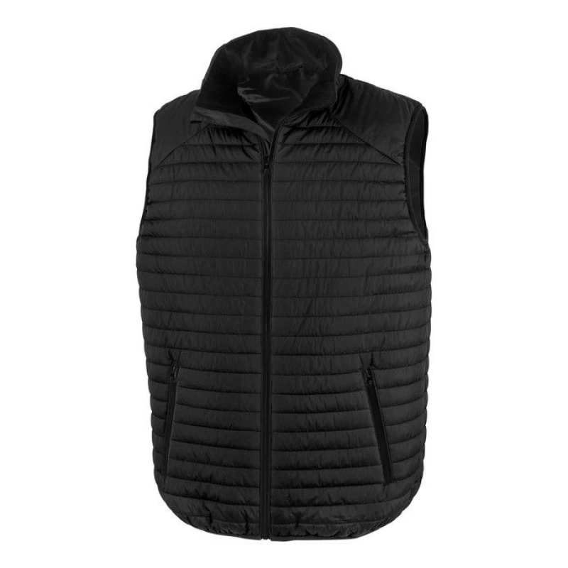 Image of Result Result Men Gilet in Black Size: X-Small Black XS Male 5059444968464