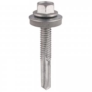 image of Hex Head Self Drilling Screws for Heavy Section Steel 5.5mm 55mm Pack of 100