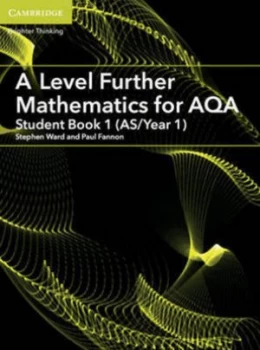 Image of A level further mathematics for AQA Student book 1 AS/Year 1 by Stephen Ward