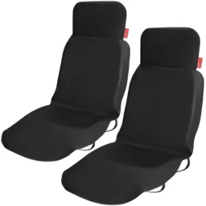 image of Car Seat Cover 2 Pcs Black 160x66cm