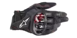 image of Alpinestars MM93 Rio Hondo V2 Air Gloves Black Asphalt Bright Red 2XL