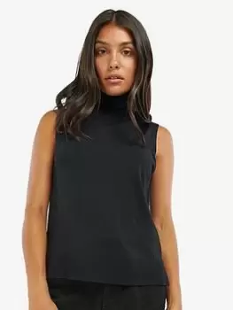Image of Barbour International Rosbern Knitted Vest - Black, Size 8, Women