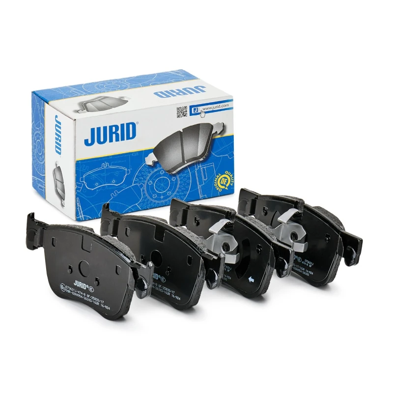 Image of JURID 573621J Brake pad set prepared for wear warning indicator Brake Pad Set,disc brake (402)