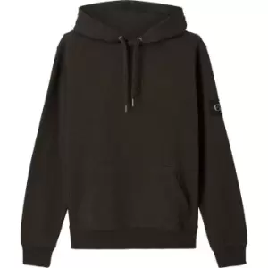 Image of Calvin Klein Jeans Mono Badge Grind Hoodie - Brown