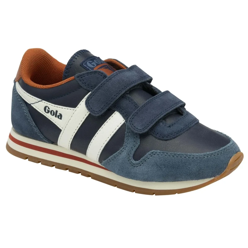 Image of Gola Children's Trainers Gola Daytona Pure Strap Bleu Unisex 30