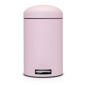 image of Brabantia 12L Retro Pedal Bin - Pink