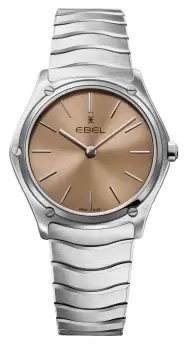 image of EBEL 1216564 Sport Classic Grande 33mm Pastel Praline Watch