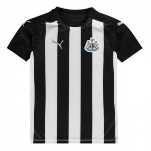 Puma Newcastle United Home Shirt 2020 2021 Junior - Black/White