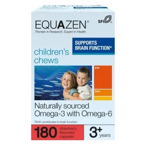 Image of Equazen Childrens Chews Strawberry Flavoured Capsules