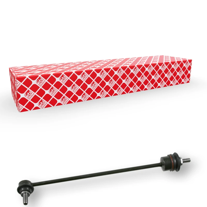 Image of FEBI BILSTEIN 22482 Anti-roll bar link Front Axle Right Steel Link Stabiliser (3229)