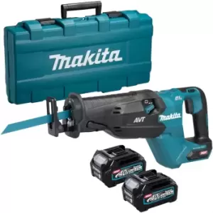 image of Makita JR002G 40v Max XGT Cordless Brushless Reciprocating Saw 2 x 2.5ah Li-ion Charger Case