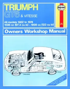 Image of Triumph GT6 & Vitesse (62 - 74 ) Haynes Repair Manual