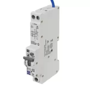 Image of Lewden 10A Double Pole 1 Module B Curve 6kA 30mA AFDD Combined RCBO - P04-B10-30-1PNA