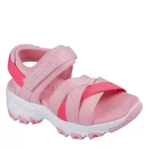 image of Skechers D-Lites Sandals Junior Girls - Pink