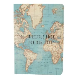 Image of Sass & Belle Vintage Map Big Ideas Pocket Notebook