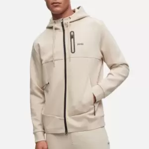 Image of BOSS Green Mens Sariq Hoodie - Medium Beige - L