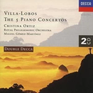 image of Villa-Lobos The 5 Piano Concertos by Heitor Villa-Lobos CD Album