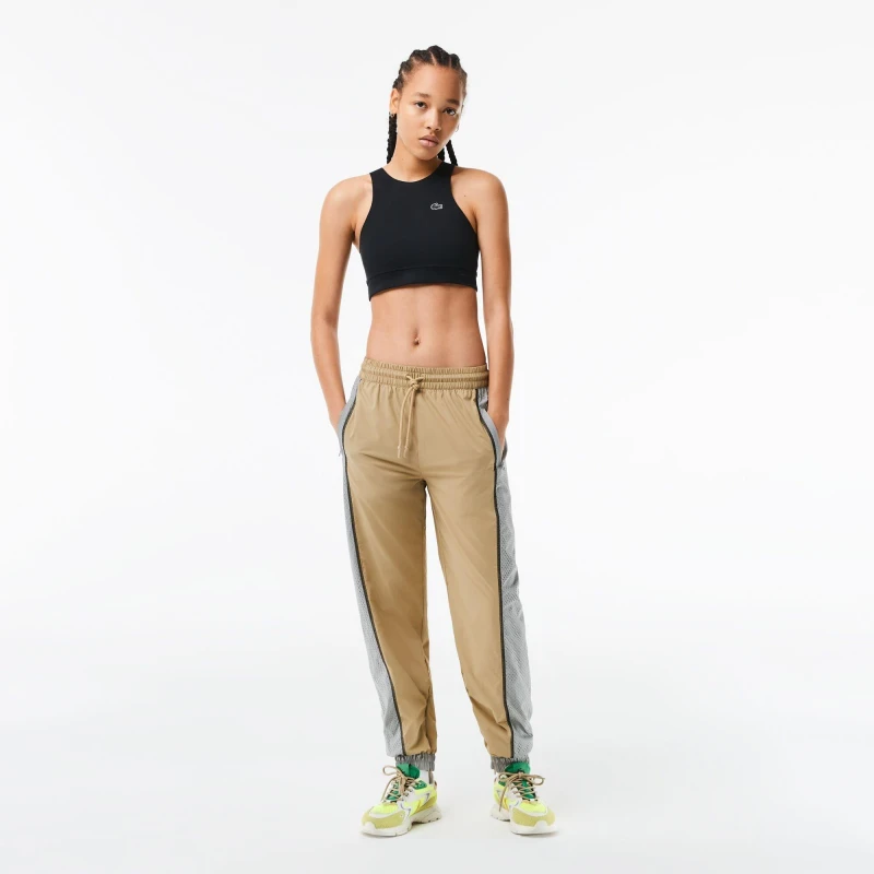 Image of Lacoste Womens Slim Fit Joggers Twig/Cement female 6 (34)