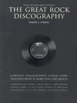 Image of The Great Rock Discography by M. C Strong and Harry Horse Book