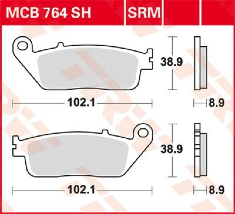 Image of TRW Lucas Sintered lining MCB764SH