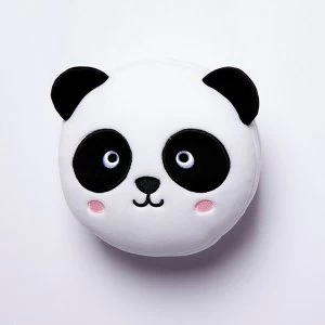 image of Relaxeazzz Cutiemals Panda Round Travel Pillow & Eye Mask