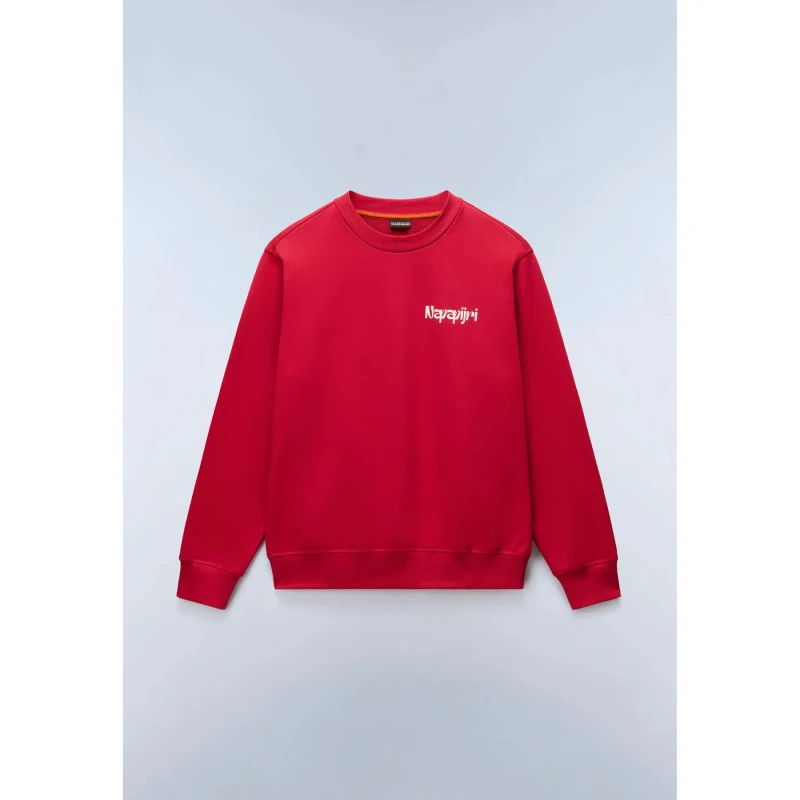 Image of French terry sweatshirt Napapijri Sol Rouge Male XS