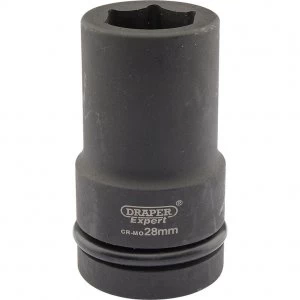 Image of Draper Expert 1" Drive Deep Hexagon Impact Socket Metric 1" 28mm