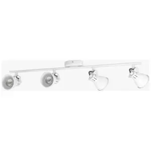 Image of Eglo Seras White Ceiling 4 Light Spotlight