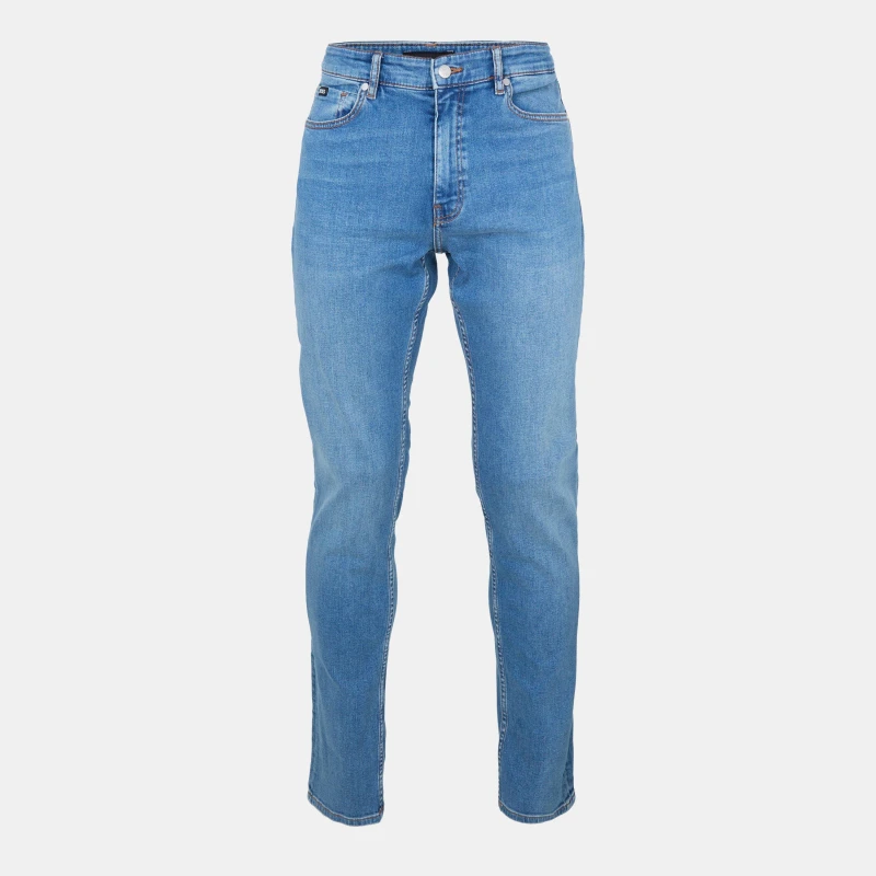 Image of Boss Mens Delaware Denim Stretch Slim Fit Jeans Turq/Aqua male 33W XL