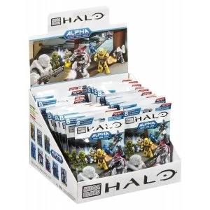 image of Mega Bloks Halo Micro Action Figure Alpha Series 24 Packs