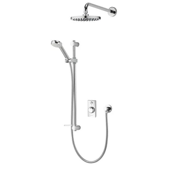 image of Aqualisa Visage Q Smart Digital Shower Concealed with Adjustable and Wall Fixed Head HP/Combi