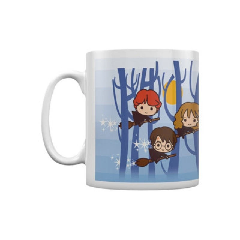 Image of Harry Potter Flying Chibi Mug White unisex