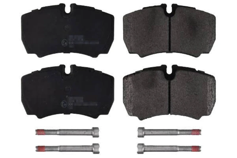 Image of SWAG 50 11 6075 Brake pad set Rear Axle, prepared for wear warning indicator, with bolts/screws Brake Pad Set,disc brake (402)