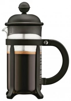 image of Bodum 3 Cup Black Cafetiere