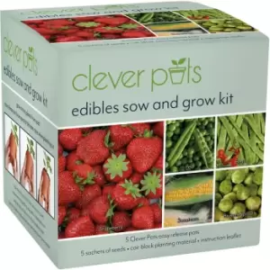 Clever Pots Sweet Pea Sow and Grow Kit - Garden & Outdoor