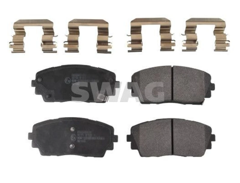 Image of Brake pad set SWAG 33 10 6512