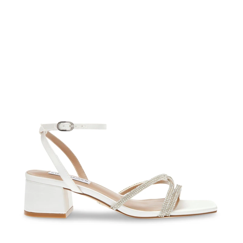 Image of Steve Madden Madden Gabi 45H Ld62 Ivory Satin female 7 (40)