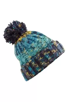 Image of Corkscrew Pom Pom Beanie
