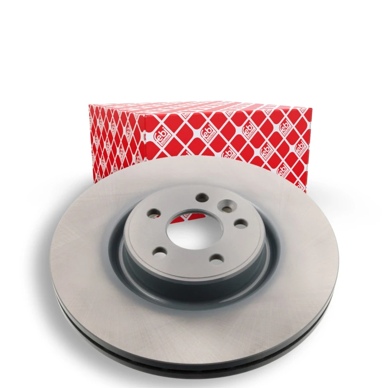 Image of FEBI BILSTEIN 43966 Brake disc Front Axle, internally vented, Coated, High-carbon Brake Disc (82)