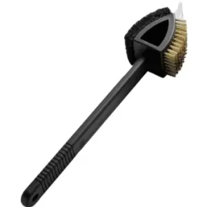 10900 Long Handled 3-in-1 Barbecue Grill Brush - Landmann