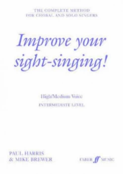 Image of Improve Your Sight-Singing Intermediate High/medium Voice by Paul Harris Book