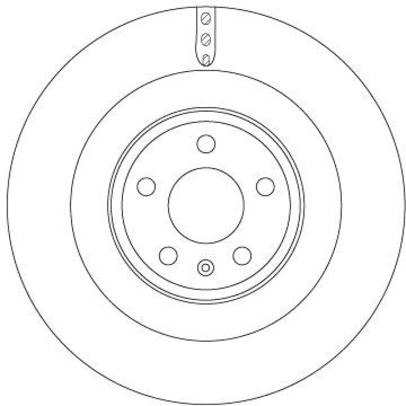Image of Brake disc TRW DF6343S