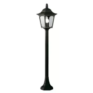 Image of Outdoor IP44 1 Bulb Short Mini Lamp Post Pillar Black LED E27 100W d00316